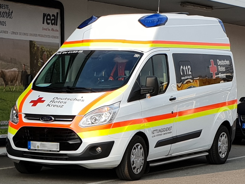 Ford Transit Custom Deutsches Rotes Kreuz