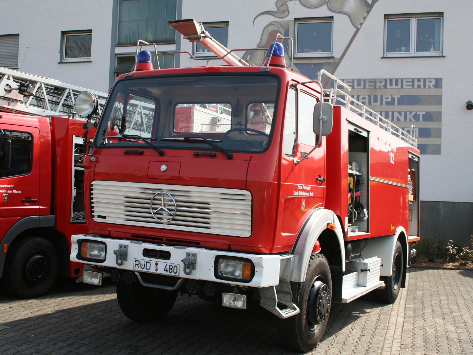 Mercedes Benz 1626 AK Feuerwehr mit Aufbau von Ziegler