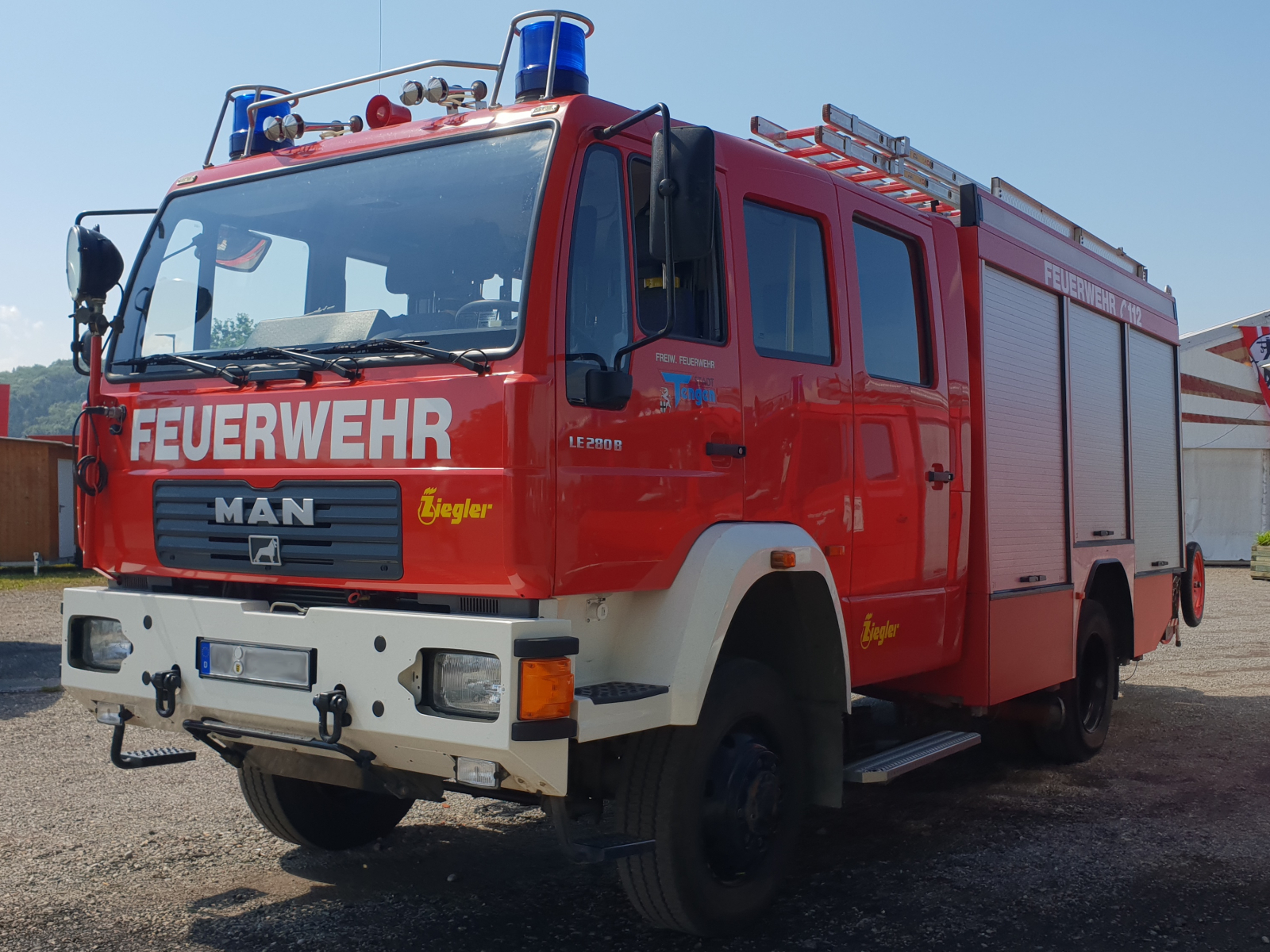 MAN LE 280 B Feuerwehr mit Aufbau von Ziegler