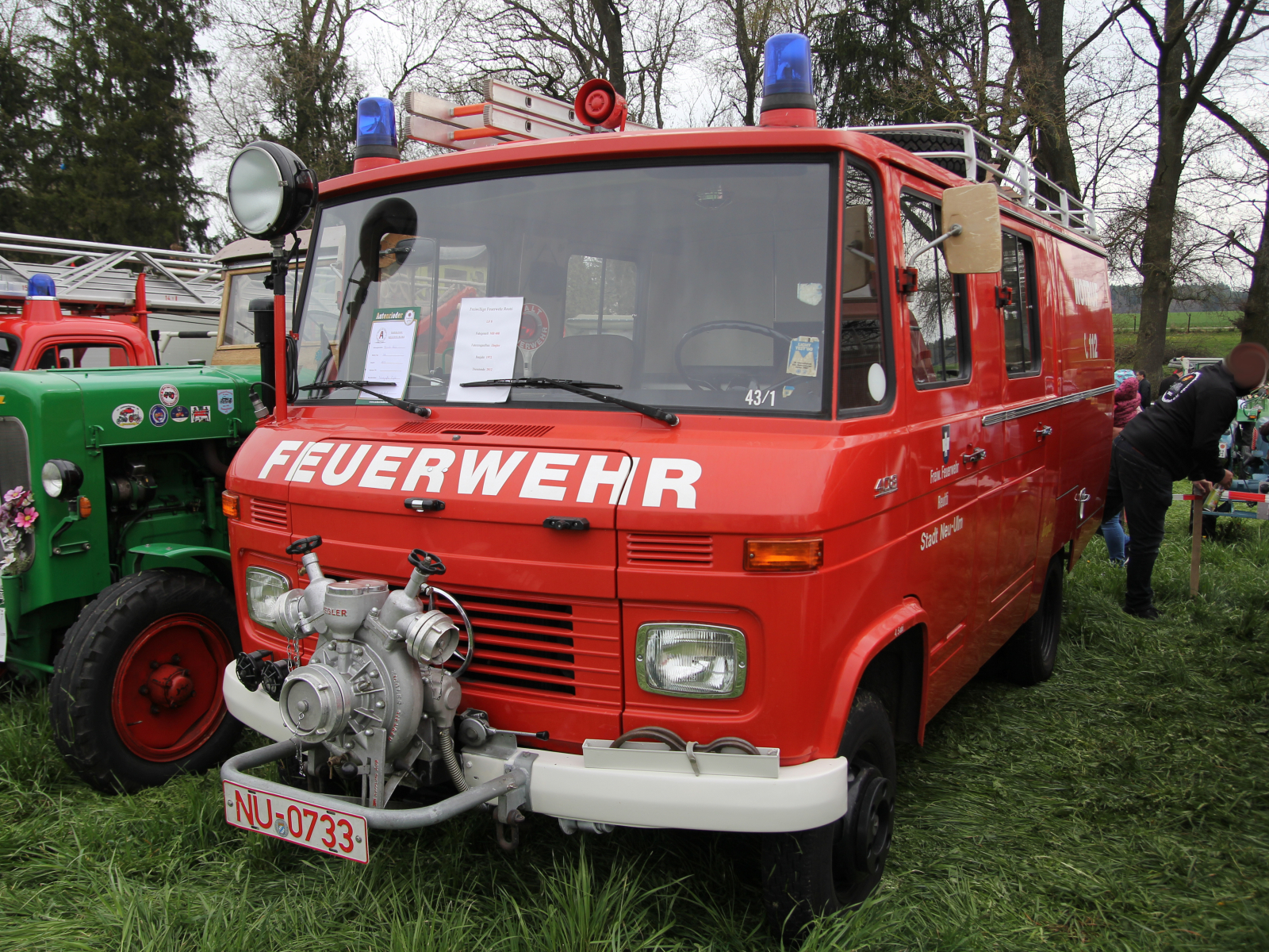 Mercedes Benz 408 Feuerwehr mit Aufbau von Ziegler