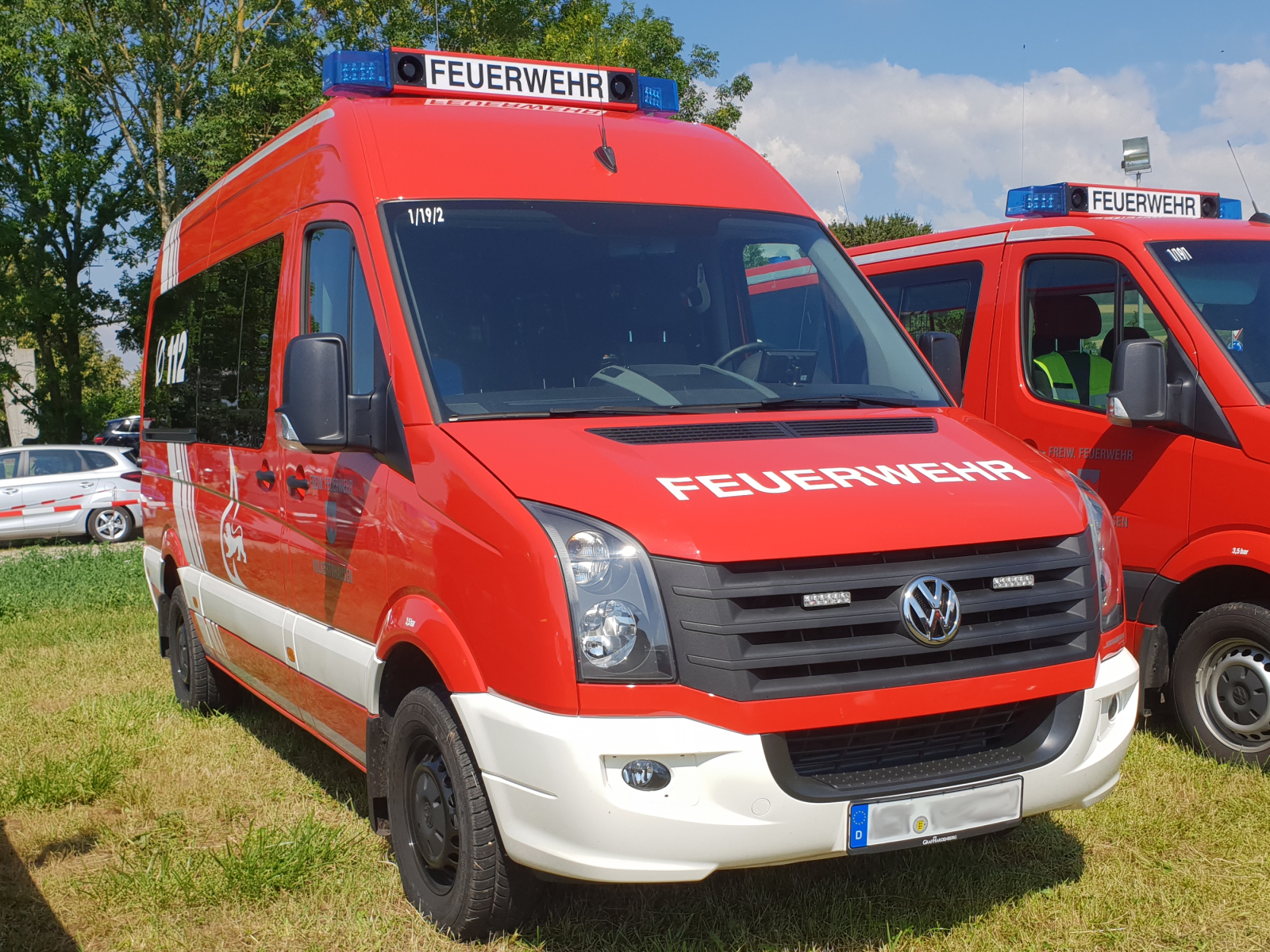 VW Crafter Feuerwehr mit Aufbau von Schäfer