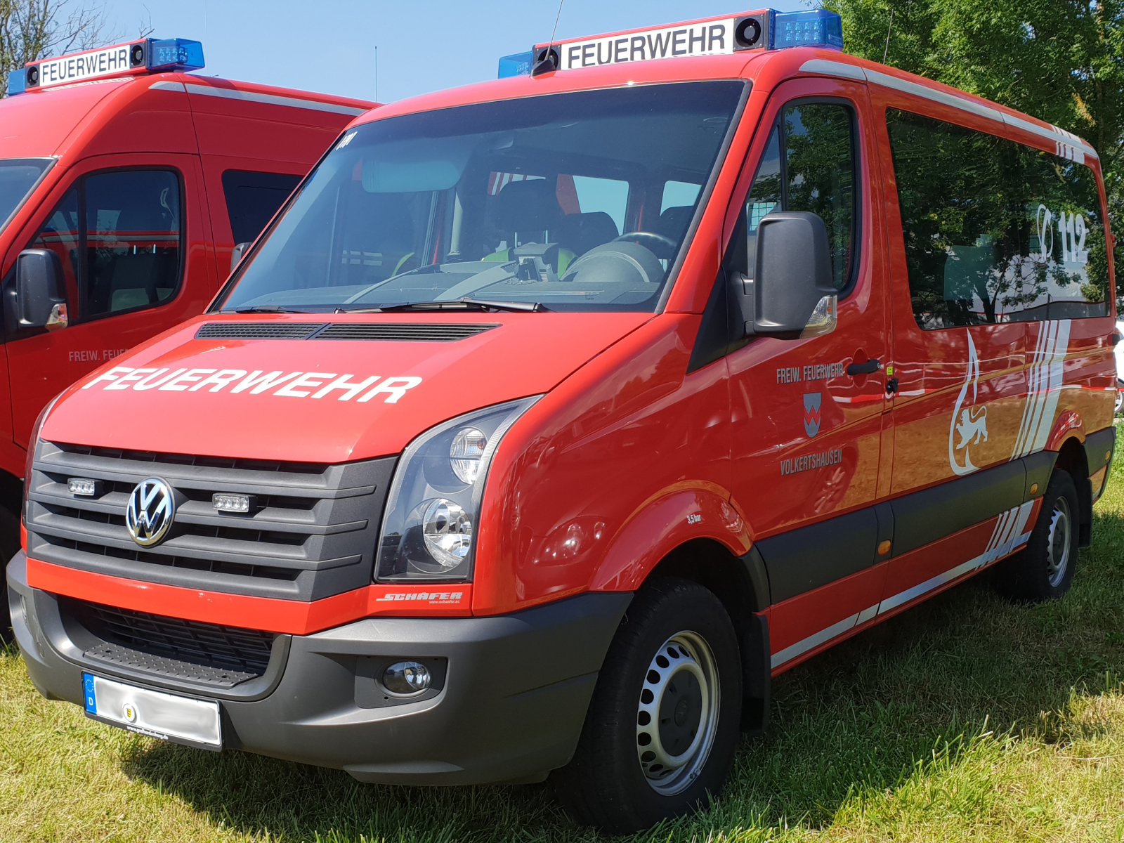 VW Crafter Feuerwehr mit Aufbau von Schäfer